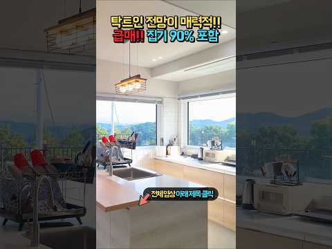 <strong>전망대</strong> 같은 포치와 사계절 온수 사용 풀장!! 시내 생활권 전원주택 매매 급매물 #shorts