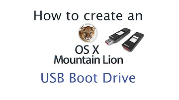 How to create an OS X Mountain Lion USB Install Drive