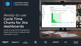 Jira Cycle Time Charts: Track Cycle/Lead time, Time in status & flow metrics in one gadget