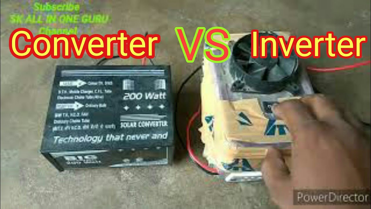 Inverter Vs Converter इन्वर्टर और कन्वर्टर म क्या अन्तर है YouTube
