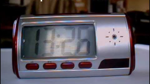 Mini Alarm Clock Spy Camera