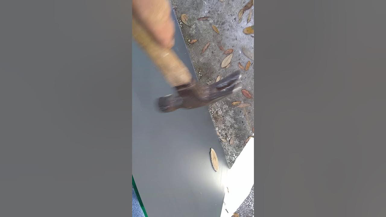 how to dispose of large bathroom mirror YouTube