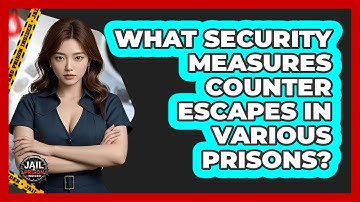 What Security Measures Counter Escapes In Various Prisons? - Jail & Prison Insider