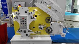 JINGDA 4+2 Color Flexo Label Printing Machine for Woven Fabric Labels, Wash Care Labels Satin Ribbon