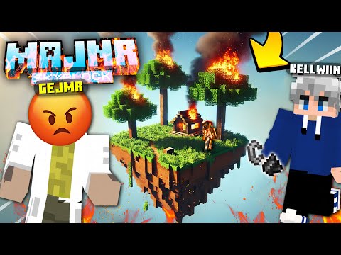 PODPÁLIL JSEM SVŮJ OSTROV! 🔥😱 | MAJNR SKYBLOCK #3