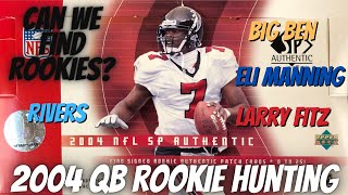 2004 Upper Deck SP Authentic Football Hobby Box. QB Rookie Hunting
