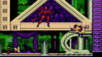 X-Men 2 Clone Wars Wolverine Only Walkthrough Level 3 Boss: Magneto