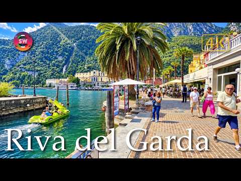Riva del Garda (Trentino Alto Adige), Italy【Walking Tour】History in Subtitles - 4K