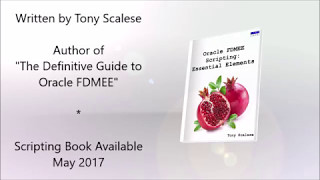 Oracle FDMEE Scripts Book by Tony Scalese | Video Teaser Trailer