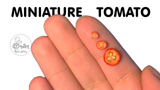 Miniature TOMATO 🍅 | How to make realistic miniature Tomatoes