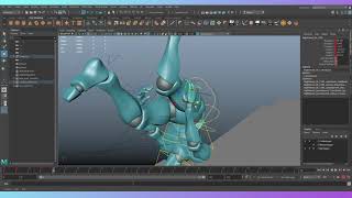 Animating |Front Flip Animation| with MAYA 2020.2