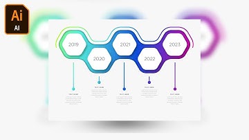 Business Infographic Design with timeline concept for Business presentation on adobe illustrator CC
