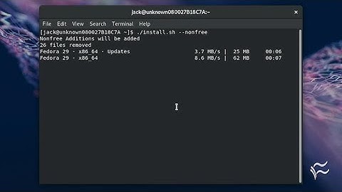 A post-install script that simplifies setting up Fedora desktop