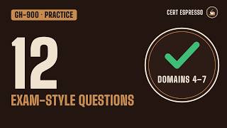 GH-900 Practice Questions: Domains 4 to 7 (Actions, Projects, Security, Community) | 12 Explained