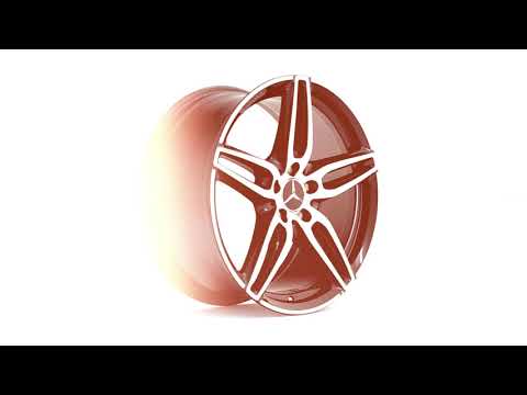 Кованые диски AMG 5 Twin Spoke, бейне 1