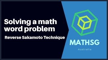 Solving a Math Word Problem with the Reverse Sakamoto Technique