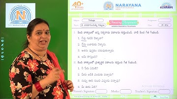 16TH OCT AP CLASS IV FL TELUGU AMAZING ASSIGNMENT KEY
