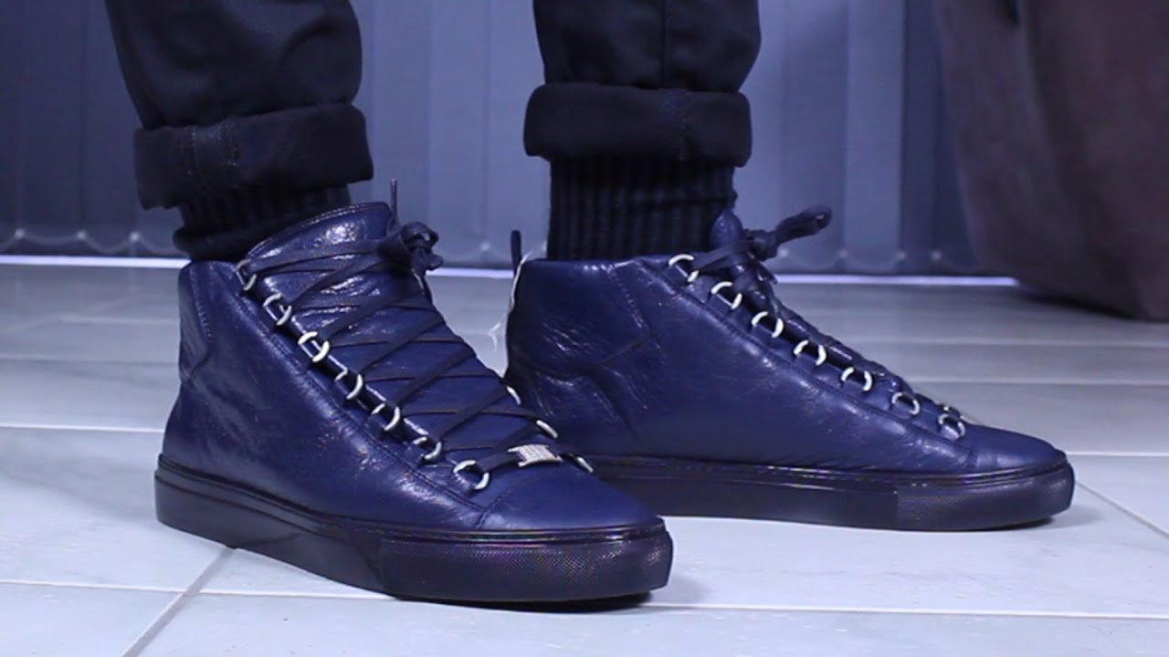 balenciaga arena electric blue