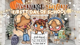 روتين صباحي لأول يوم دراسي! 🌟🏫 🍂 *فوضوي 😬 * // مُؤَدًى صوتيًا 🔊// عالم الشخصيات الرمزية 🌏 screenshot 5