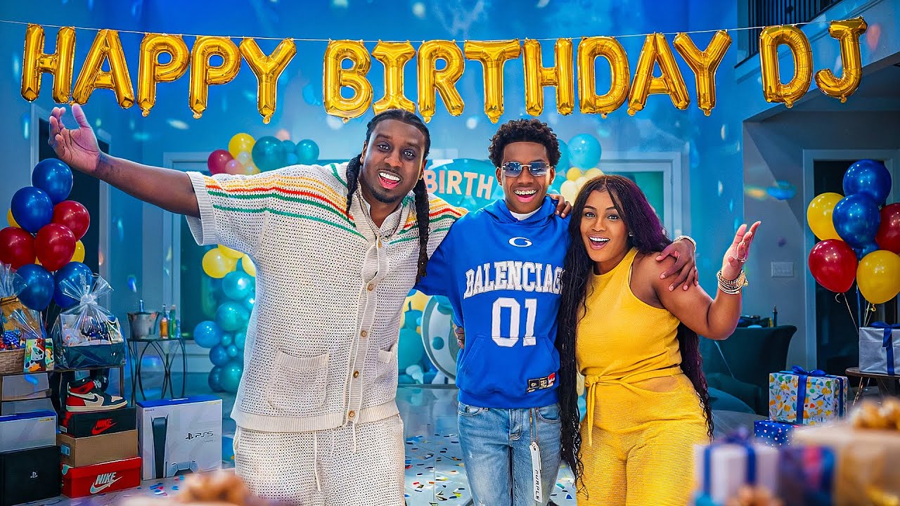 Happy 14th Birthday Dj!!! We Threw Him A Super Lit Party 🎉 