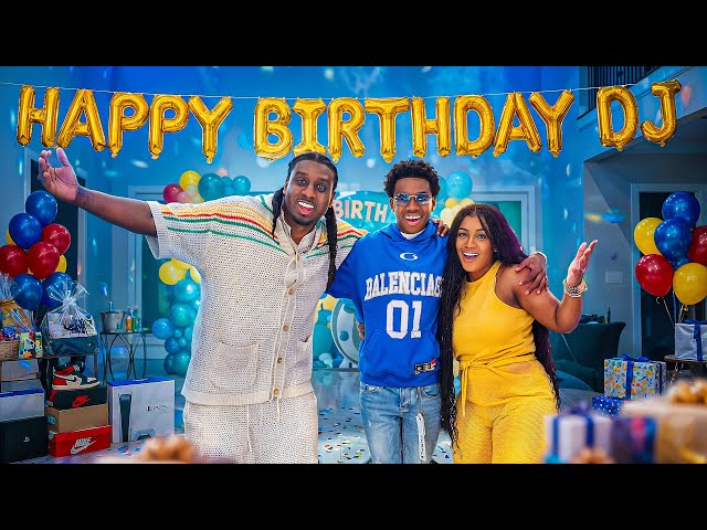 Happy 14th Birthday Dj!!! We Threw Him A Super Lit Party 🎉 - YouTube