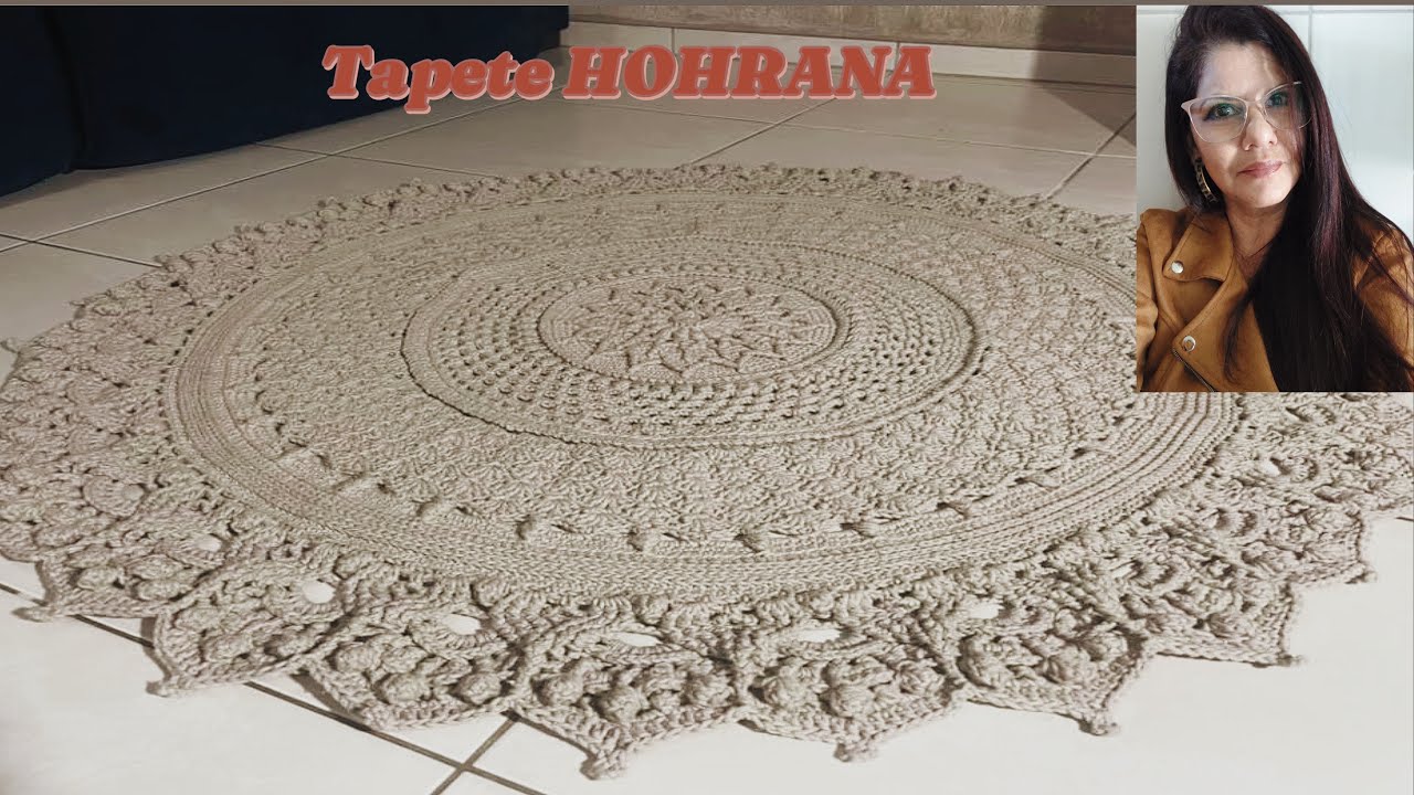 Tapete de crochê russo HORHANA #5