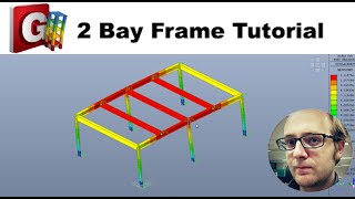 2 Bay Frame tutorial in midas GEN