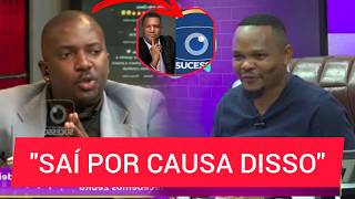 PVTO AIRES reveals details about his departure from TV Sucesso live on the Fred Show.