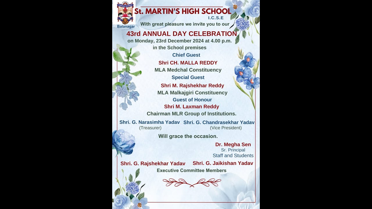 St.Martin's High School - Balnagar