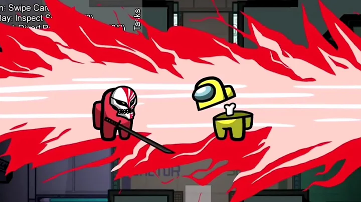 Among Us but mortal combat kill animations