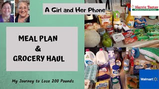 MENU PLAN AND GROCERY HAUL | MY JOURNEY TO LOSE 200 POUNDS