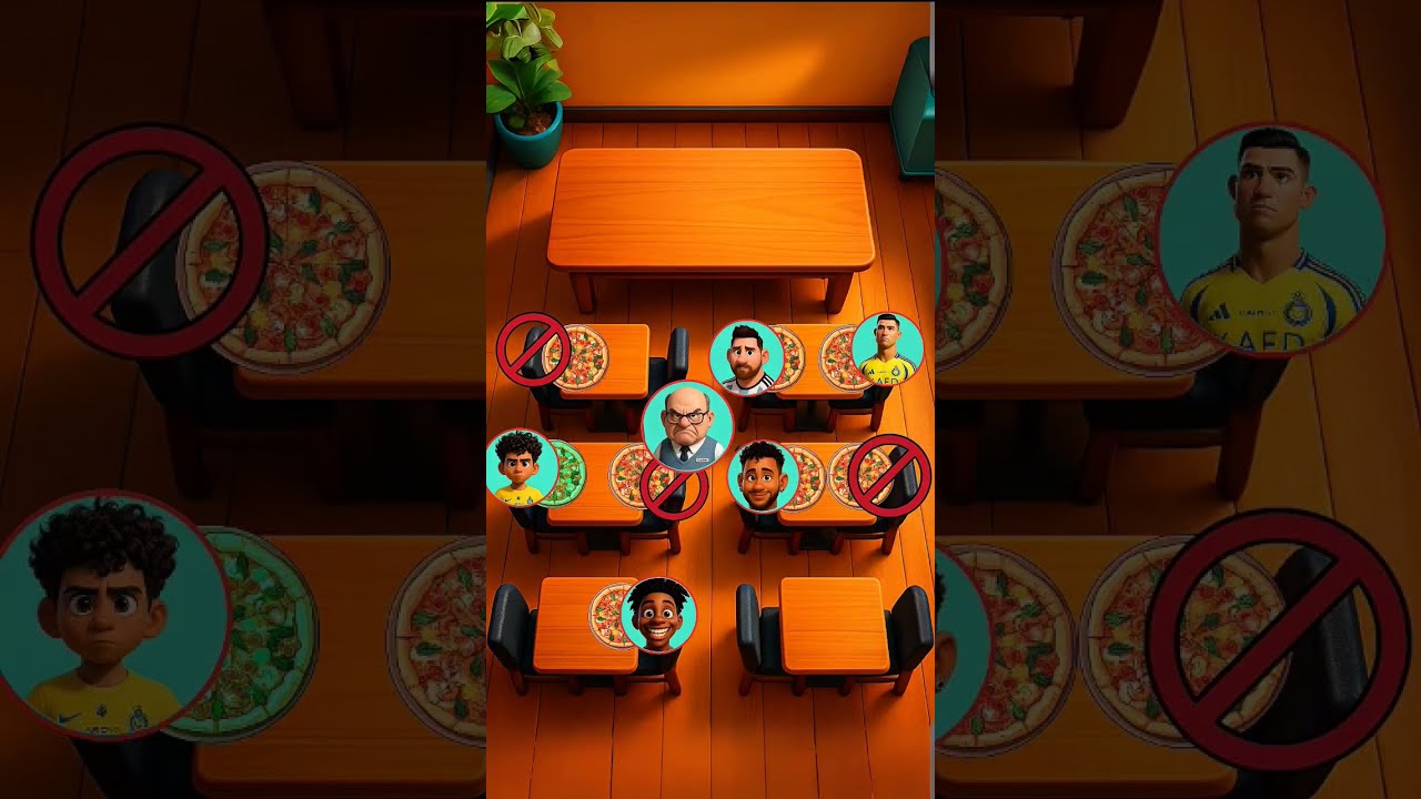 Ronaldo Vs Messi Who Can Finish His Pizza Animation Shorts