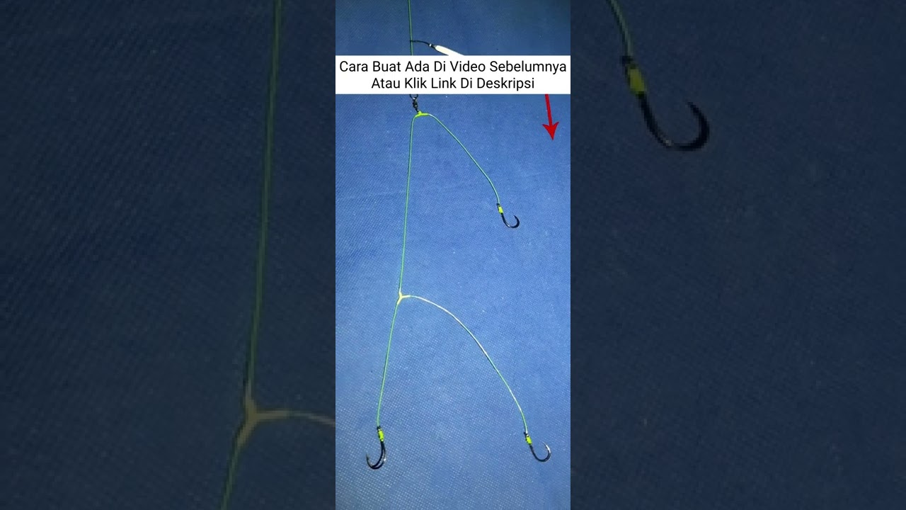 Rangkaian Pancing Ikan mas  | 3 kail | Paling Ampuh