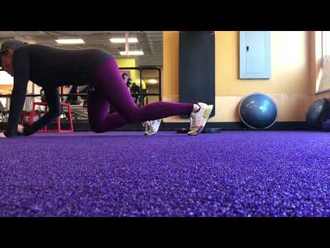 Bear crawl plate push / pull