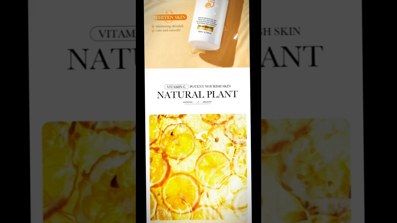 BIOAQUA Vitamin C Potent Nourish Skin White Brighten Face Serum 