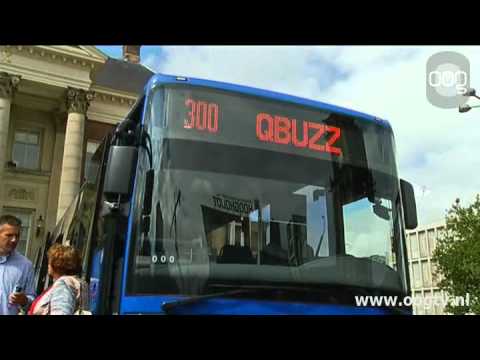 Nieuwe bussen Qbuzz op Grote Markt gepresenteerd