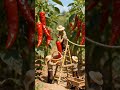 How Do Tiny Farmers Harvest Giant Chilies? 🌶️ | Miniature World #Shorts #miniatureworld
