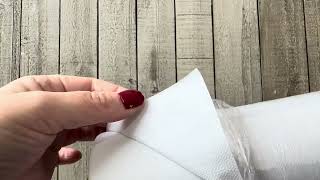 FIVEIZERO Medium Weight Fusible Interfacing – Easy Iron-On for DIY Crafts!