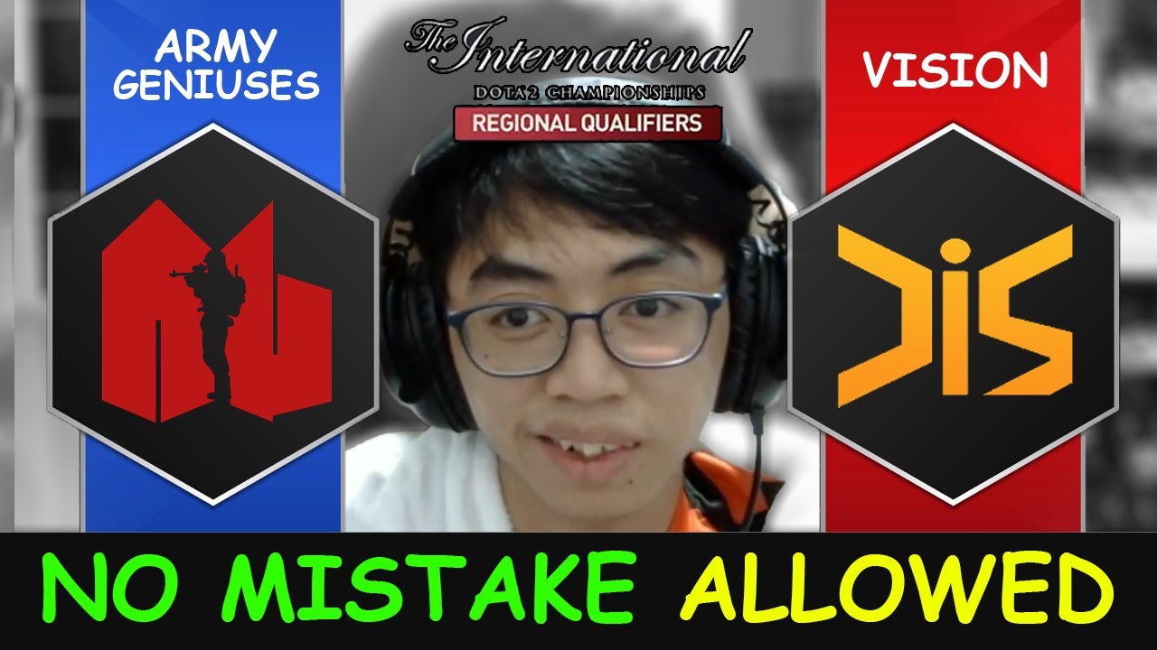 No mistake allowed Army Geniuses vs Vision The International 2023 SEA