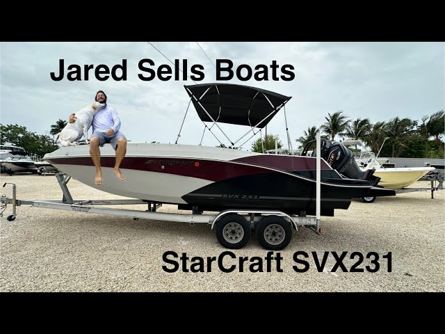 2024 StarCraft SVX231 with Yamaha 250hp SHO Vmax - YouTube