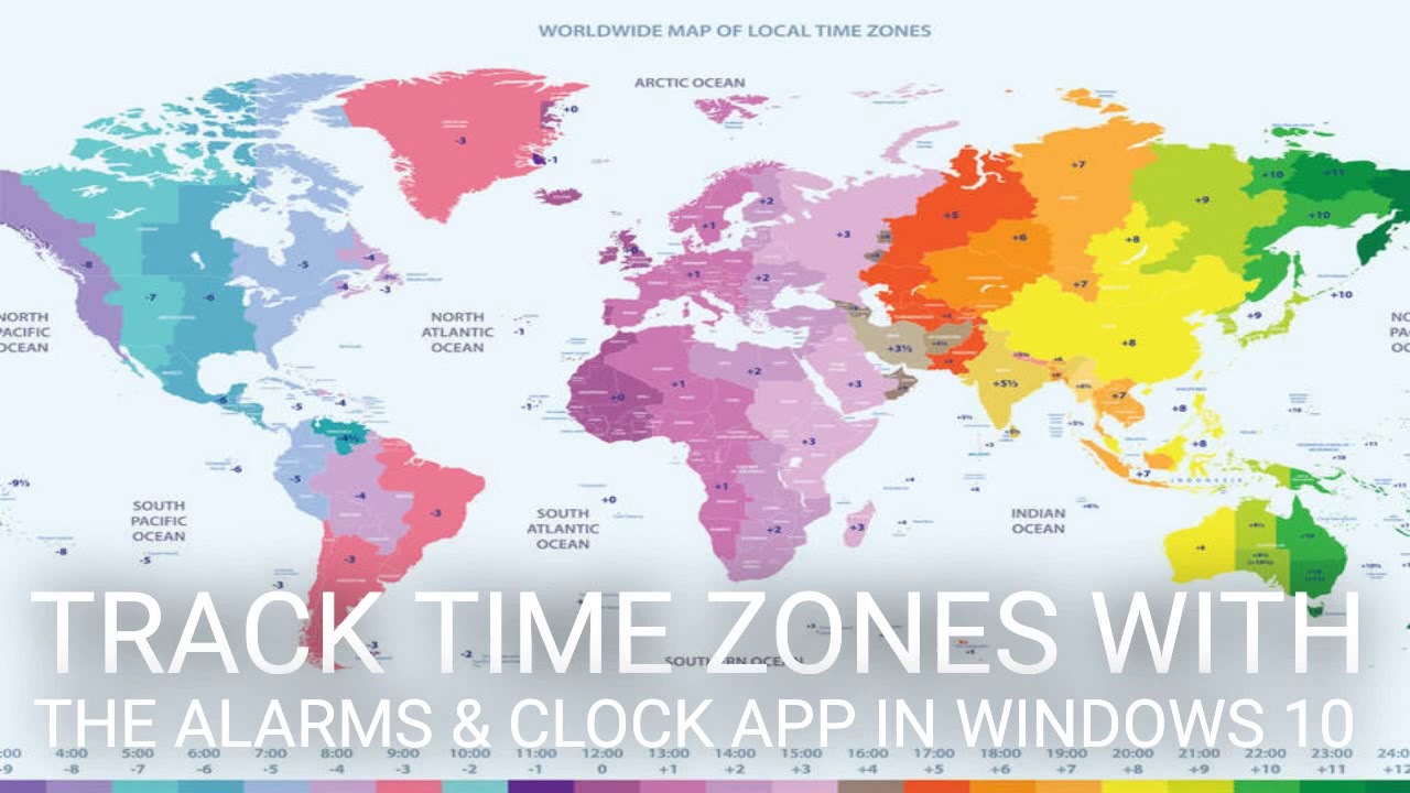 Track time zones with the Alarms & Clock app in Windows 10 - YouTube
