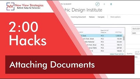 Business Central Tips: Attach a Document to a General Journal