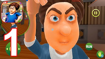 Dad At Home: Naughty Siblings Prank Games - Gameplay Part 1 (Android, iOS) #1