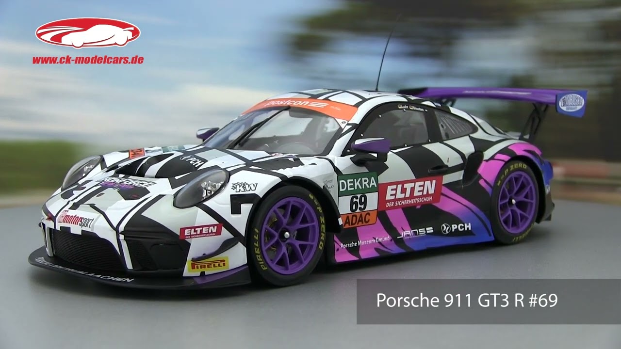 Ixo 1:18 Porsche 911 GT3 R #69 ADAC GT Masters Oschersleben 2019