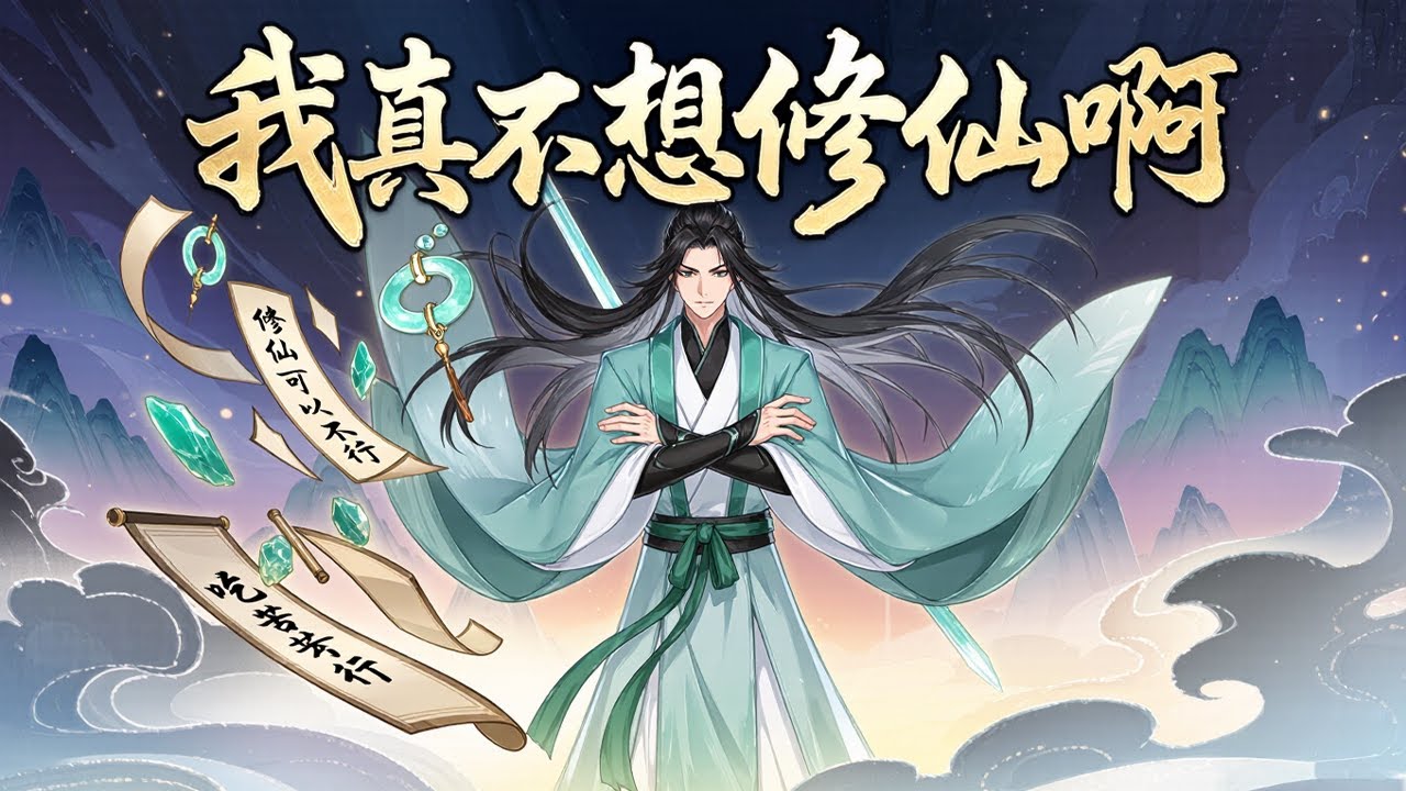 🔥【首播】《我真不想修仙啊！》💥第1~256章节：“你刚问我什么？” “修仙很苦，你怕吗？” “上一句？” “你想修仙吗？” “修仙可以，吃苦不行！ #小说 #推文 #ai漫画 #玄幻 #修仙