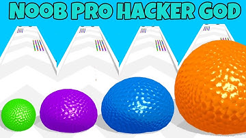 Balloon ball run in NOOB VS PRO VS HACKER VS GOD