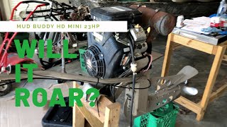 2006 Mud Buddy Surface Drive HD Mini Repair - Starter, Throttle, Belt Tension, Backwater Muffler
