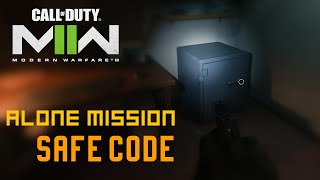 ALONE MISSION SAFE CODE | CAFE | COD MW2 (2022)