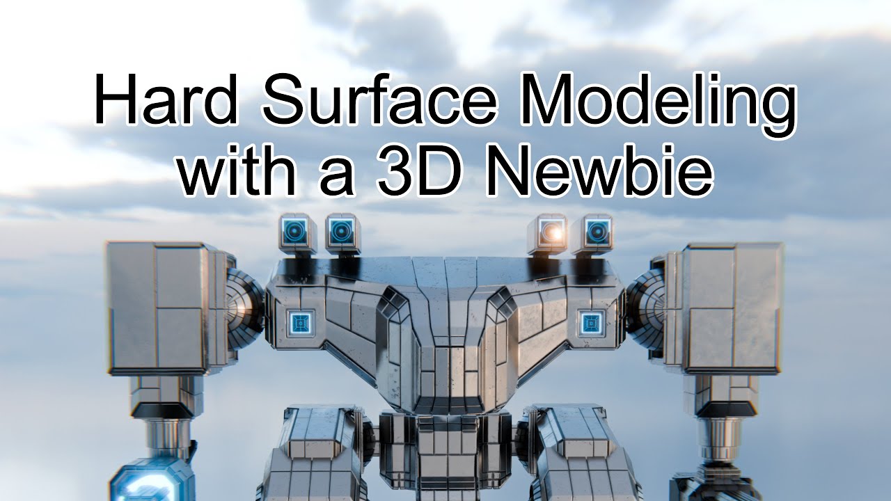 Blender 3D - A 3D Noob's Hard Surface Modeling Journey - YouTube