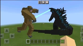 Godzilla vs Kong MOD in Minecraft PE screenshot 1